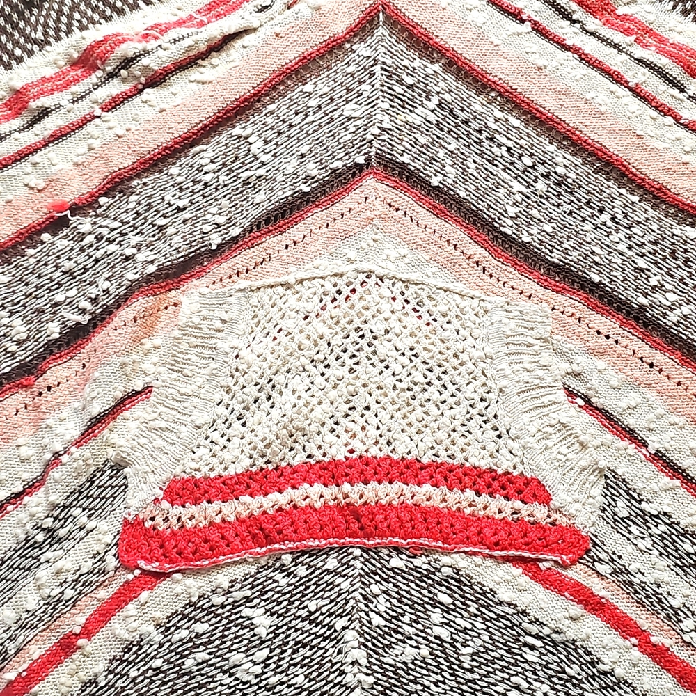 Free People Multicolor Knit Poncho - Picture 2 of 3